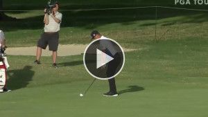 Gary Woodland mit dem beeindruckenden Stinger auf der PGA Tour. (Foto: Twitter/@PGATOUR)