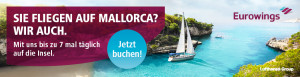 Mit Eurowings können Sie am schnellsten und einfachsten nach Mallorca reisen. (Foto: Eurowings)