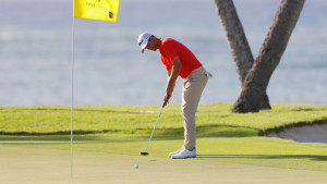 Adam Scott lässt seit 2019 beim Putten den Fahnenstock stecken. (Foto: Getty)