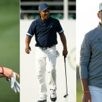 Das Führungstrio bei der Waste Management Phoenix Open: Justin Thomas, Harold Varner III und Rickie Fowler. (Foto: Getty)