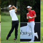 Die deutschen Spieler Maximilian Kieffer (links), Max Schmitt (Mitte links), Marcel Siem (Mitte rechts) und Bernd Ritthammer (rechts) gehen bei der Oman Open auf der European Tour an den Start. (Foto: Getty)