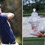 Keith Mitchell (re.) gewinnt sein erstes Turnier auf der PGA Tour, während Martin Kaymer am Finaltag Probleme hat. (Foto: Getty / @jacknicklaus)