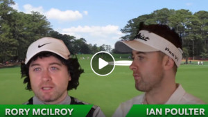 Moore imitiert McIlroy und Poulter (Foto: Facebook/GolfChannel)