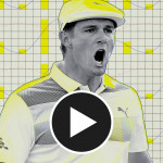 Bryson DeChambeau schießt beim US Masters 2019 das erste Hole-in-One am Finaltag. (Foto: Twitter @BleacherReport)