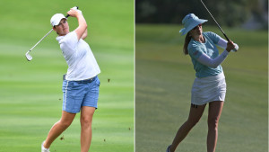 Die beiden deutschen Spielerinnen, Caro Masson und Sandra Gal, sind am Major-Wochenende auf der LPGA Tour mit von der Partie. (Foto: Getty)