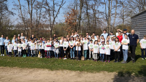 Glückliche Teilnehmer der Umweltakademie. Fotograf: (Nina Mailin Heroldt)