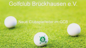 Die neuen Clubspielleiter des GC Brückhausen sind da. Herzlich Willkommen" (Bildquelle: GC Brückhausen)