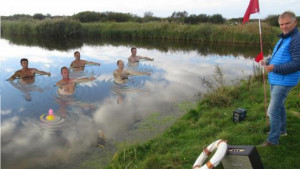 Aquasport im Wasserhindernis auf dem Golfplatz? Das gibt es jetzt im GC Insel Langeoog! (Bildquelle: GC Insel Langeoog)