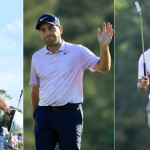 Tiger Woods, Francesco Molinari und Tony Finau spielen am Sonntag gemeinsam im letzten Flight. (Foto. Getty)