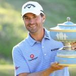 Kevin Kisner mit der Trophäe des World Golf Championshop - Dell Technologies Matchplay. (Foto: Getty)