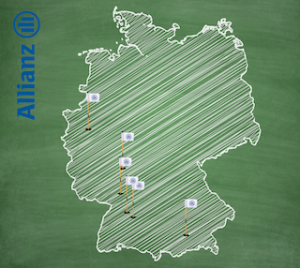 Standorte der Allianz Partnerclubs. (Bild: Allianz)