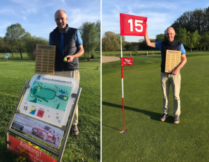 Das erste Hole-in-one für Ralph Jansen. (Bild: GC Brückhausen)