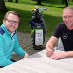 Matthias Gräf trifft Marcel Siem zum Interview in seinem neuen Showroom. (Bildquelle: Marcel Siem Golf Experience)