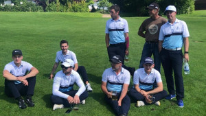 Mit einer geschlossenen Mannschaftsleistung sicherte sich unser Herrenteam beim 2. Spieltag in DGL/Oberliga Süd 4 den ersten Platz. (Bild: GC Bad-Abbach-Deutenhof)