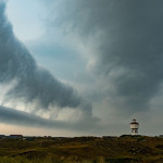 Das lang ersehnte Gewitter kündigt sich mit einer bedrohlichen Wolkenformation an. (Bild: GC Insel Langeoog)