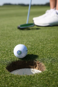 Das Ziel ist beim Golf- und beim Minigolfsport meist das gleiche. Der Ball soll mit möglichst wenigen Schlägen ins Loch. (Foto: DGV)