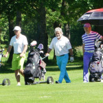 Die Teilnehmer hatten sichtlich Spaß. (Foto: Golf-Club Schloss Klingenburg)