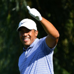 Jhonattan Vegas in bester Laune auf dem GC München Eichenried. (Foto: Getty)