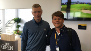 Matthias Schmid im Interview mit Golf Post vor der British Open 2019. (Foto: Golf Post)