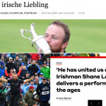 Die Presseschau zur British Open 2019. (Fotos: faz.net und golf.com)