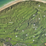 Der Royal Portrush Golf Club von oben. (Bildquelle: Royal Portrush)