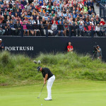 Shane Lowry vor der großen Tribüne bei der British Open 2019. (Foto: Getty)