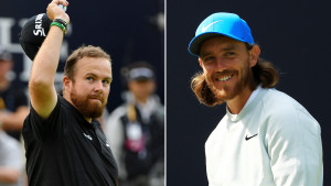 Shane Lowry (links) geht als Führender in die Finalrunde der British Open 2019, Tommy Fleetwood als Zweitplatzierter. (Foto: Getty)