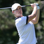 Caroline Masson live bei der Evian Championship 2019. (Foto: Getty)