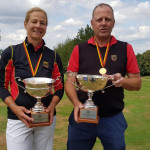 Die Sieger der IAM AK 50: Susanne Lichtenberg und Martin Birkholz. (Foto: C&V Sport Promotion)