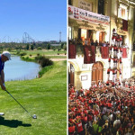 Golfen an der Costa Daurada - good value for money (Foto links: Jürgen Linnenbürger, Foto rechts: Ajuntament de Valls / Pere Toda)