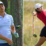 Titelverteidiger Nick Bachem und Heimfavoritin Sarina Schmidt treten bei den Deutschen Meisterschaften im GC München Valley an. (Foto: DGV/stebl und DGV/Heigl)