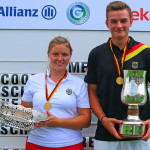 Marie Coors (Frankfurter GC) und Jannik de Bruyn (GC Hösel) sind die neuen Deutschen Meister der Damen und Herren. (Foto: DGV/stebl)