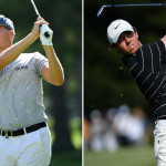 Links: Der bisher beste deutschsprachige Spieler beim Omega European Masters 2019, Matthias Schwab. Rechts: FedExCup-Sieger Rory McIlroy. (Foto: Getty)