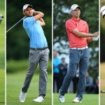 Bernd Ritthammer, Maximilian Kieffer, Marcel Siem und Max Schmitt auf der European Tour bei der Scandinavian Invitation. Foto: Getty)