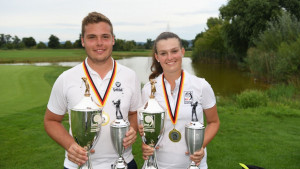 Deutscher Doppelerfolg bei der internationalen Matchplay-Trophy in Heddesheim. (Bildquelle: Frank Föhlinger/ golfmomente.de)