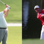 Sepp Straka und Alex Cejka beim Military Tribute at The Greenbrier der PGA Tour. (Foto: Getty)