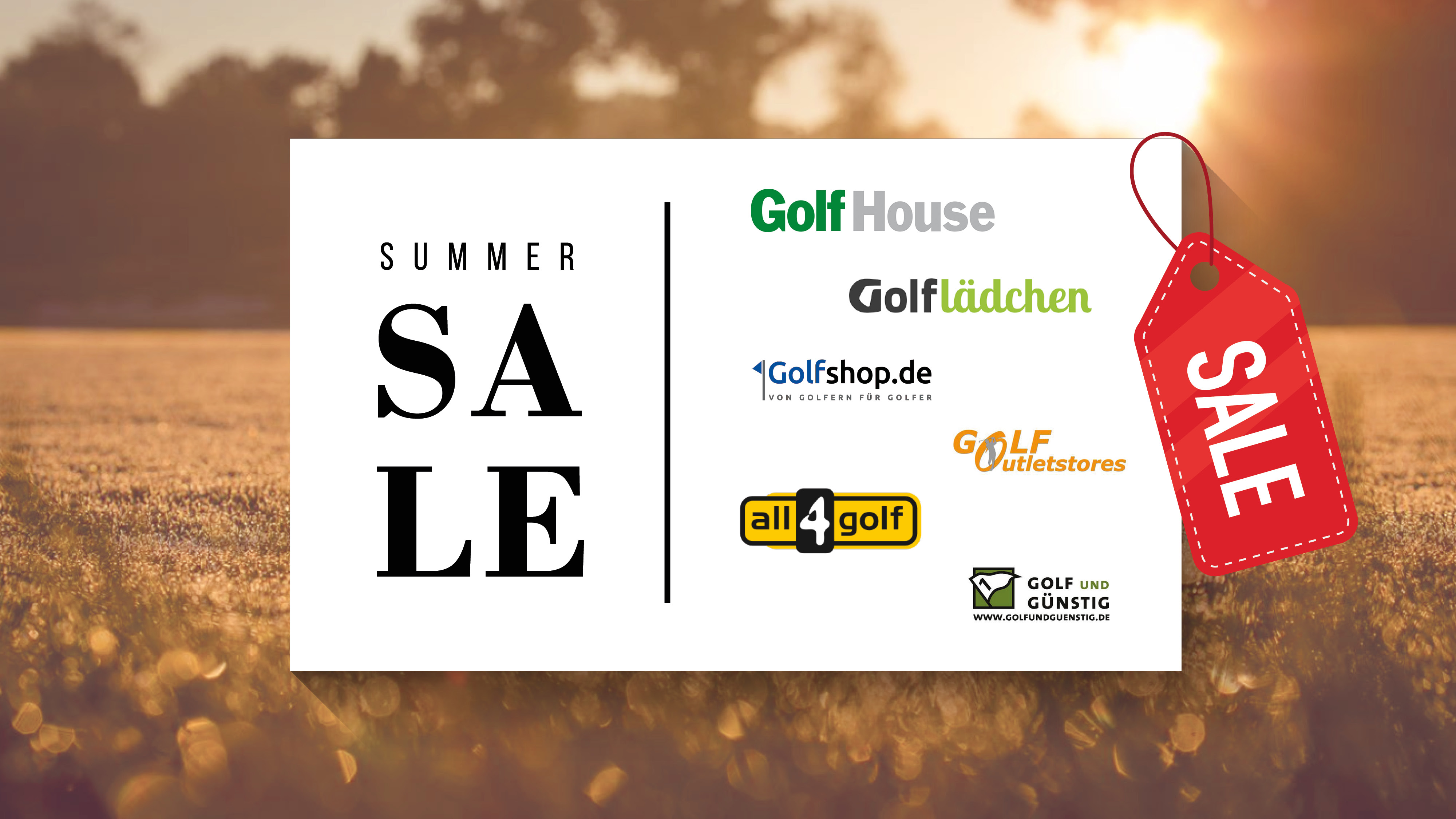 Summer Sale der Golfshops