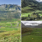 Das Bergdorf Andermatt in der Zentralschweiz bietet vielfältige Möglichkeiten für Golfreisende. (Foto links: Andermatt Swiss Alps AG / Suzy Mezzanotte; Fotos rechts: Golf Post)