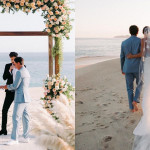 Rickie Fowler heiratete seine Freundin Allison Stokke am Strand. (Instagram.com/@rickiefowler)