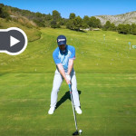 Wie man den Ball optimal mit dem Driver trifft, zeigt Ihnen Fabian Bünker. (Foto: YouTube/Golf in Leicht)