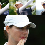 Jin Young Ko, Brooke M. Henderson, Minjee Lee (von links nach rechts) oder doch vielleicht Caro Masson: Wer gewinnt die 1,5 Mio US-Dollar? (Foto: Getty)