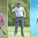 Harry Higgs (l.), Brandon Todd (m.) und Scottie Scheffler (r.) führen das Feld der Bermuda Championship nach zwei Runden an. (Bildquelle: Getty)