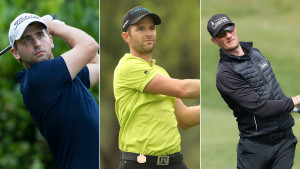 Nicolai von Dellingshausen, Marcel Schneider und Sebastian Heisele (v.l.n.r.) treten beim Challenge Tour Grand Final an. (Fotos: Getty)