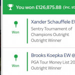 Der Wettschein des Jahres. (Foto: Twitter/@BenColeyGolf)