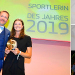 Esther Henseleit ist Hamburgs Sportlerin des Jahres. (Fotos: Twitter/@HamburgerSport (links); Instagram/LadiesEuropeanTour (alle rechte Seite))