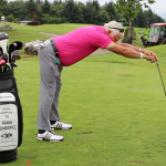 Frank Adamowicz zeigt ein kurzes aber effektives Warm Up. (Foto: Golf Post)