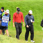 Marcel Siem, nachdem er von den Regelhütern auf seinen Fauxpas bei der Open de France hingewiesen wurde. (Foto: Getty)