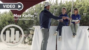 Max Kieffer stellt sich im "Kurz gefragt" Interview den Fragen zwei NachwuchgolferInnen. (Foto: Allianz / Golf Post)