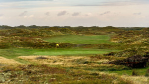 Der Fanö Golf Links in auf der dänischen Wattenmeerinsel Fanö ist ein echter Geheimtipp. (Foto: Twitter/@AdrianLogue)