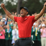 Tiger Woods sichert sich nach einem packenden Finale sein fünftes Green-Jacket und gewinnt das US Masters 2019. (Bildquelle: Getty)